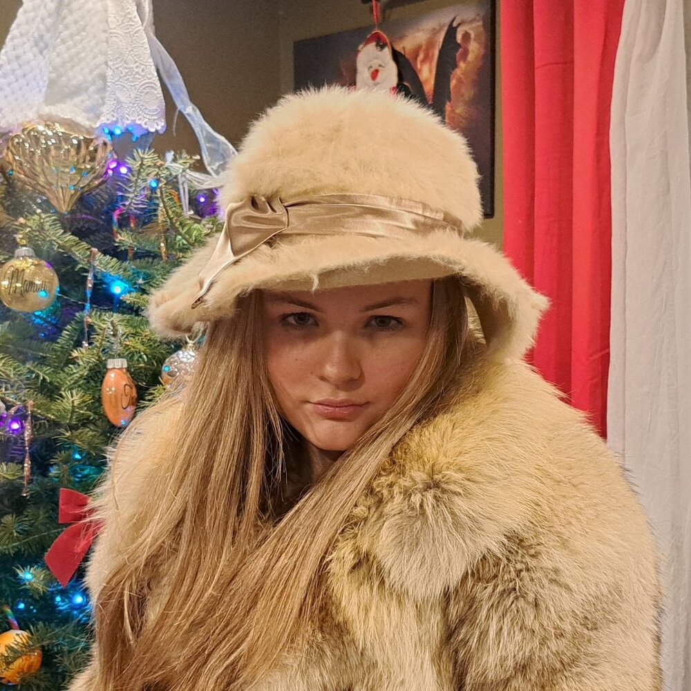 Vintage Fur Hat By Mousse HB Made In France